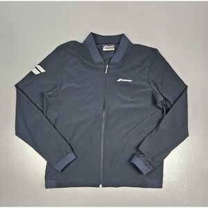 Babolat Tennis Jacket Mens XL. Black Full Zip Training Longsleeve Performance‎